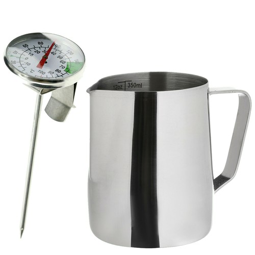 Stainless steel milk jug - stainless,
