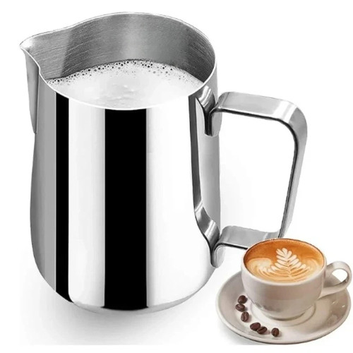 Stainless steel milk jug - stainless,