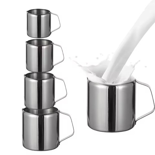Stainless steel milk jug - stainless,