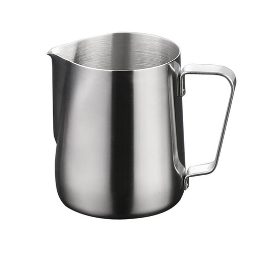 Stainless steel milk frother - steel,