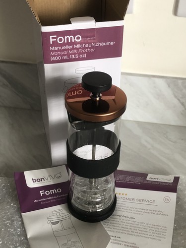 Bonvivo manual milk frother - manual,