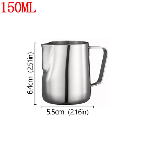 Stainless steel milk frother - stainless,
