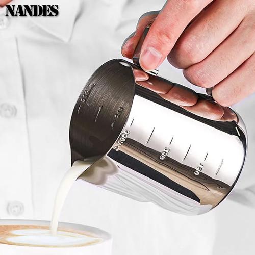 Stainless steel milk frother - milk,