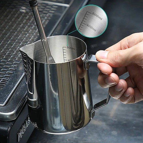 Stainless steel milk jug - stainless,