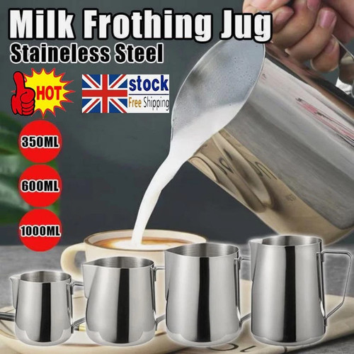 Milk jug stainless - stainless, steel